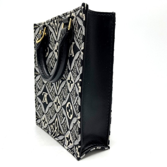 Louis Vuitton Jacquard Sac Plat Shoulder Bag Black - Picture 2 of 8